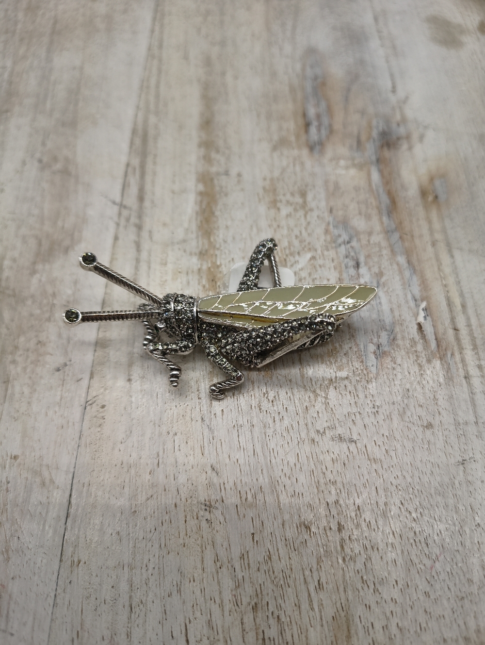 Anne Klein Silver-Tone Grasshopper Pin